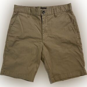 RVCA, week-end stretch shorts, size 30, color khaki/tan